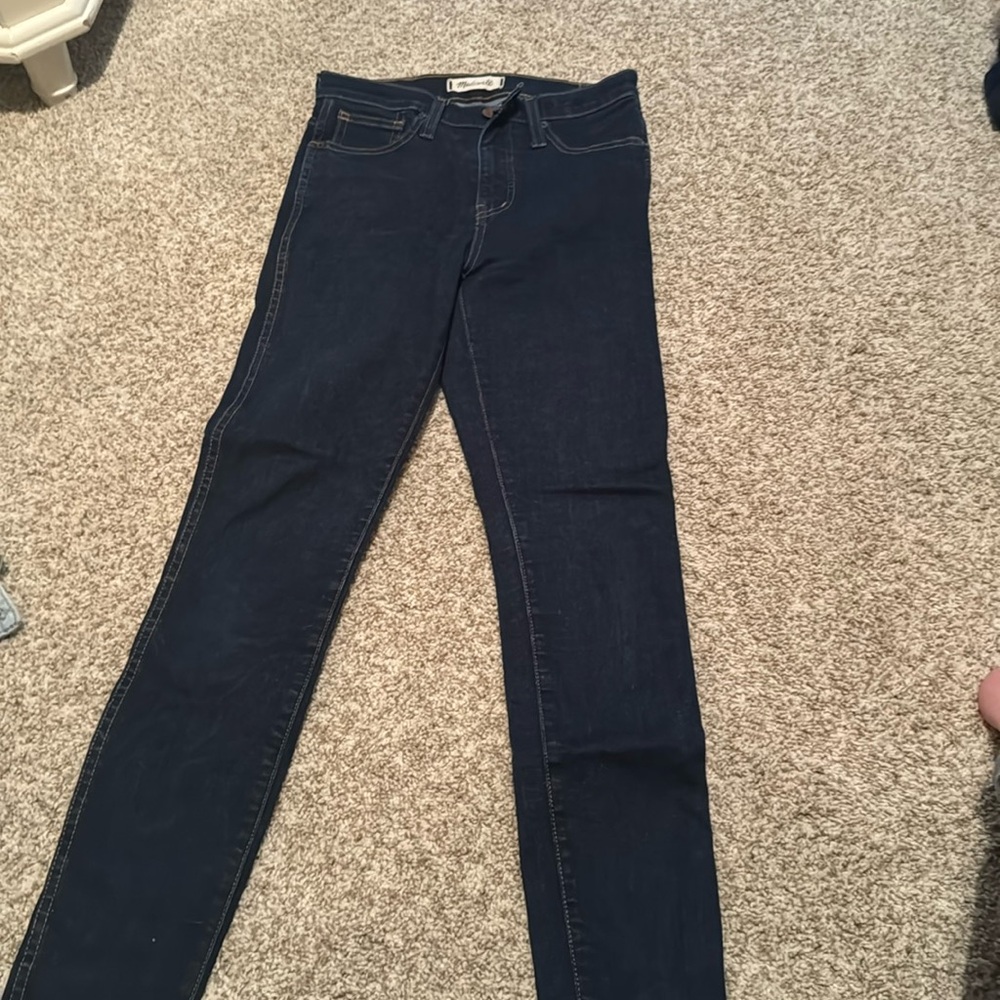 dark blue high rise madewell 25 size jeans